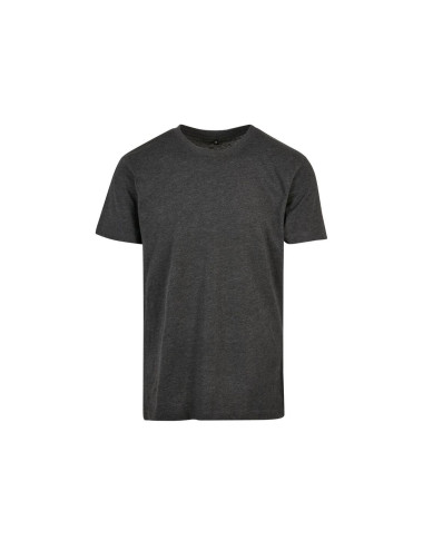 BUILD YOUR BRAND BYB010 - BASIC ROUND NECK T-SHIRT  Colors:Charcoal