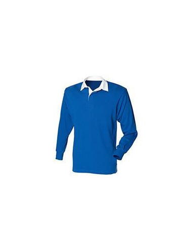Front Row FR109 - Kids Classic Rugby Shirt  Colors:Royal Blue