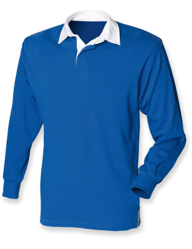 Front Row FR109 - Kids Classic Rugby Shirt  Colors:Royal Blue