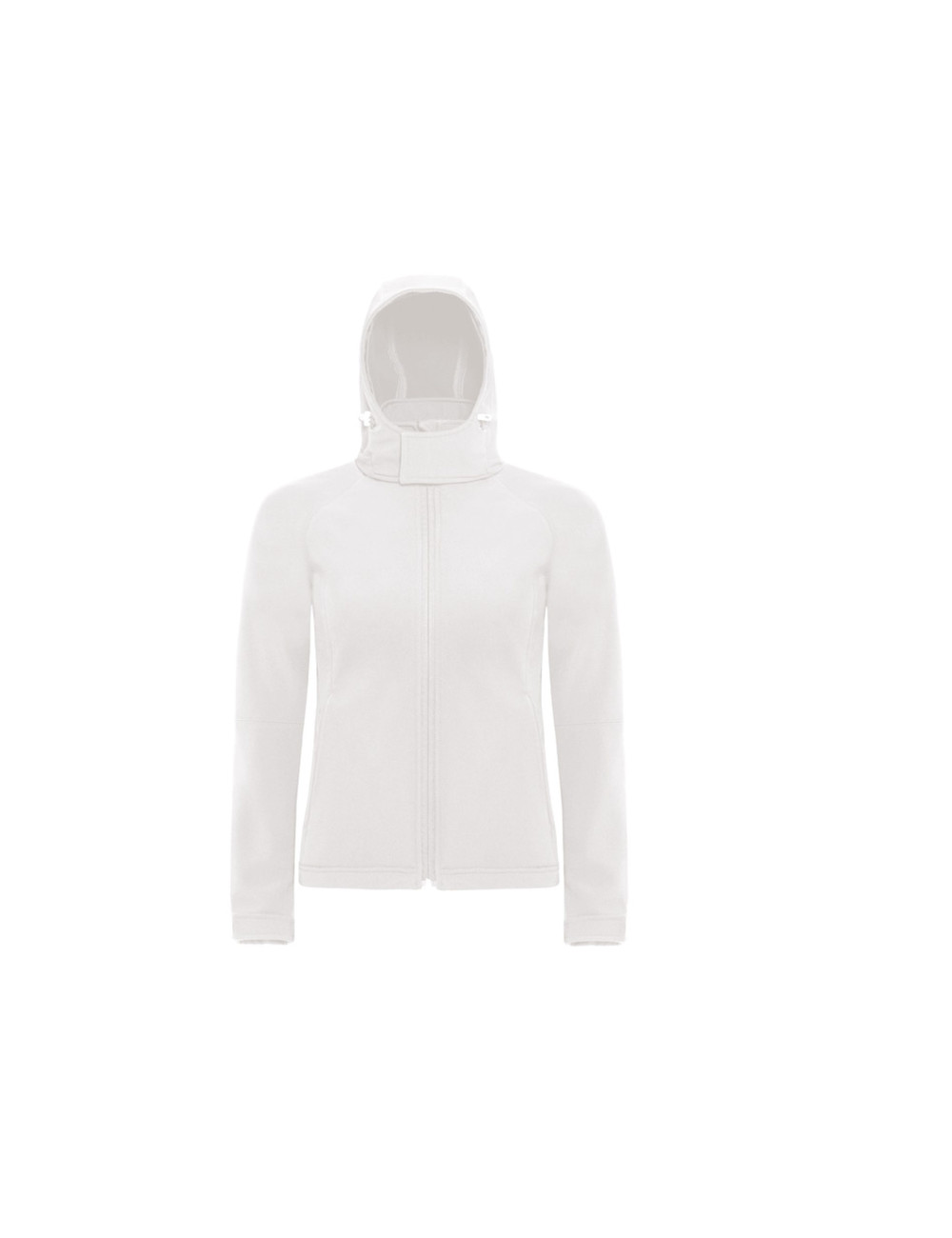 B&C BC660 - Hooded Soft-Shell Women  Colors:White