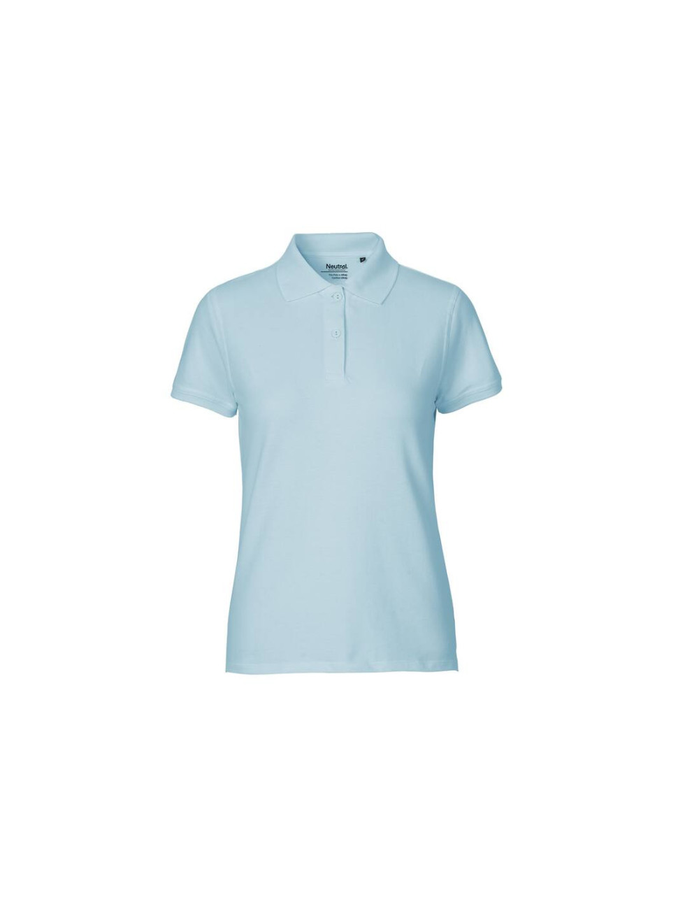 Neutral O22980 - Women's quilted polo shirt  Colors:Light Blue 