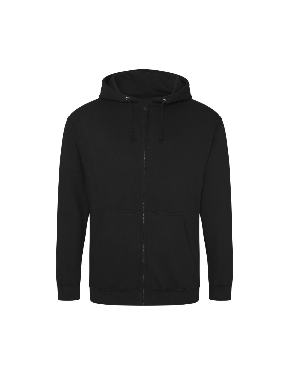 AWDIS JH050 - Zipped sweatshirt  Colors:Noir profond 